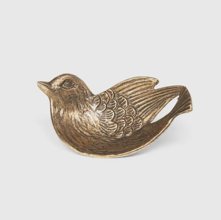 Gilded Bird Dish