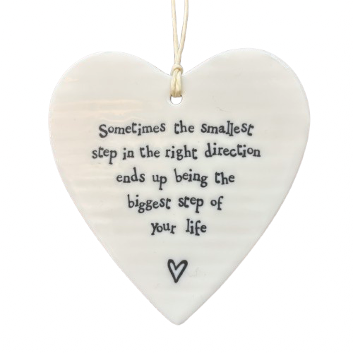 Hanging Heart Tag - Sometimes The Smallest