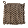 Crocheted Pot Holder, flax