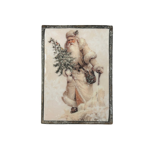 Vintage Santa Block