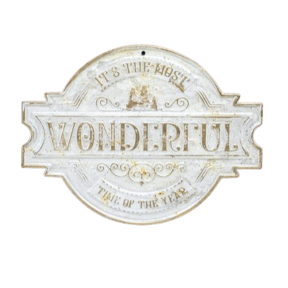 "Most Wonderful Time" Sign