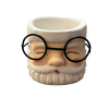Cement Santa Pot, small