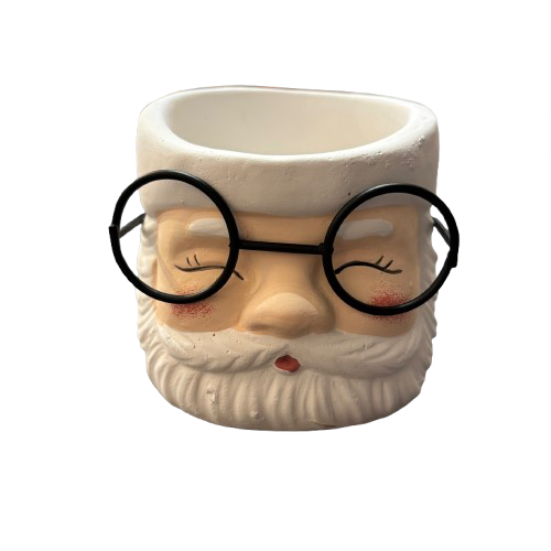 Cement Santa Pot, small