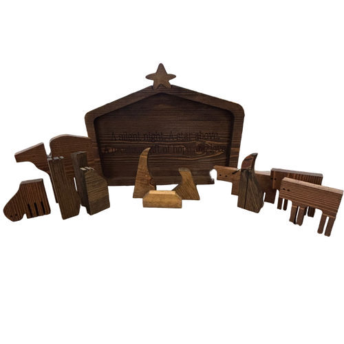 Wooden Nesting Nativity
