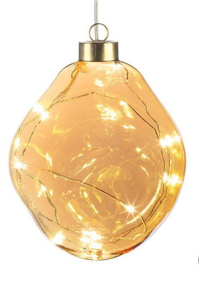 Gold LED Ornament (medium)