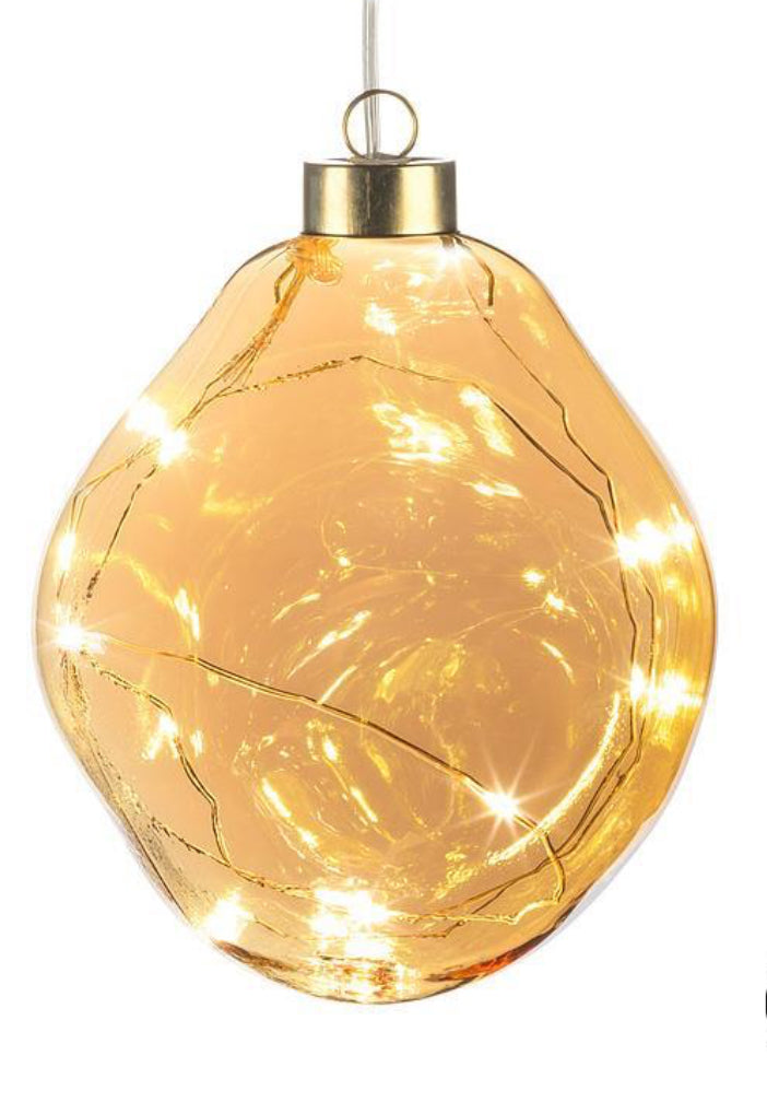 Gold LED Ornament (small)