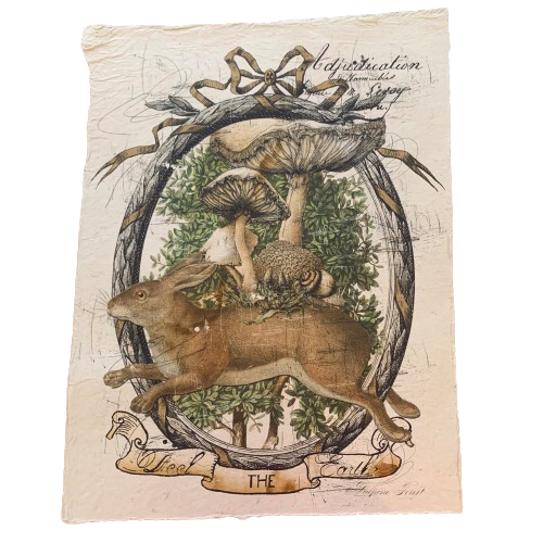 12x16 Artisan Paper Print, feel the earth