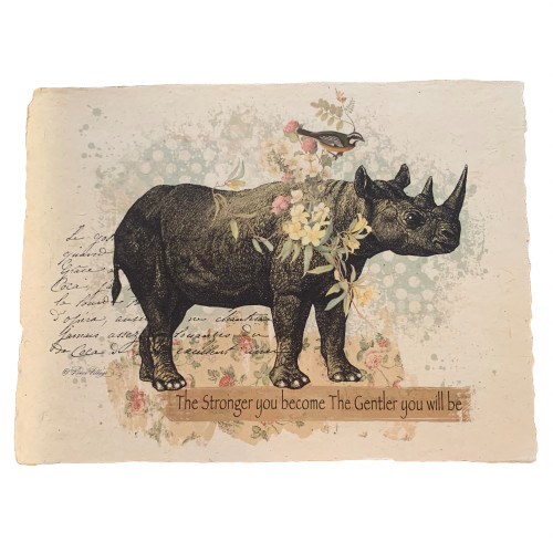 12x16 Artisan Paper Print, the stronger you become