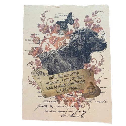 12x16 Artisan Paper Print, until one has loved an animal