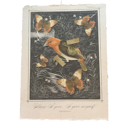 12x16 Artisan Paper Print, when i give i give myself