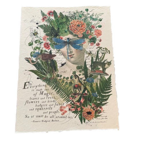 12x16 Artisan Paper Print, everything is made of magic
