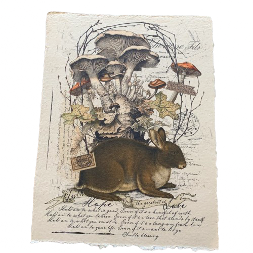 12x16 Artisan Paper Print, the greatest is love