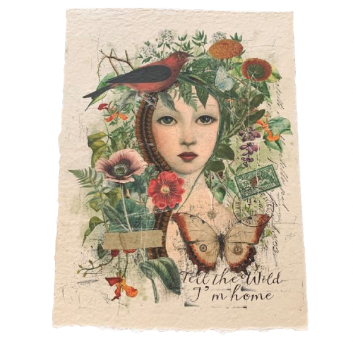 12x16 Artisan Paper Print, tell the wild i'm home