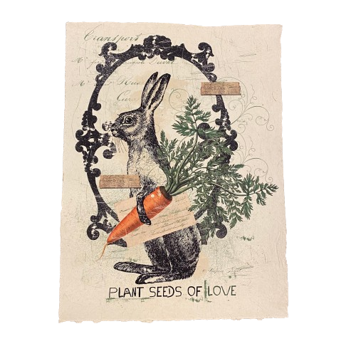 12x16 Artisan Paper Print, plant seeds of love