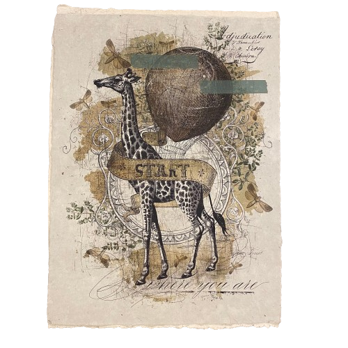 12x16 Artisan Paper Print, start where you are