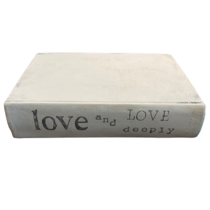 Painted Book - "Love and Love Deeply"