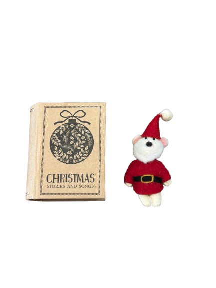 Felt Animal Ornament in Christmas Box
