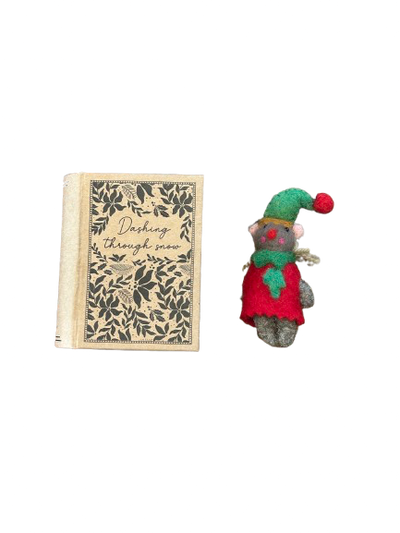 Felt Animal Ornament in Christmas Box