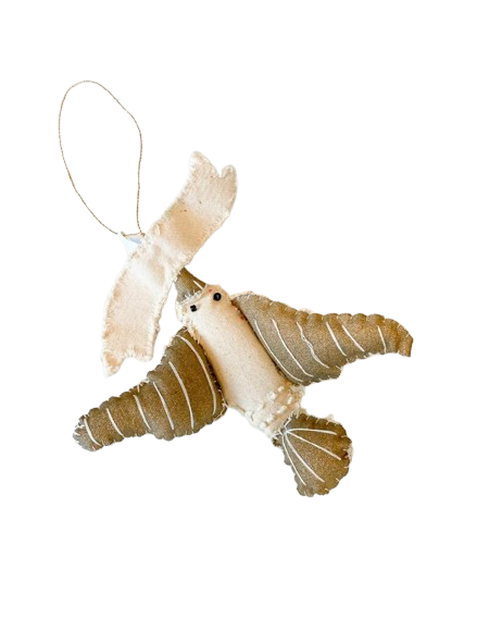 Cotton Bird Ornament