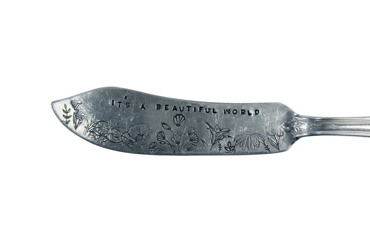 Vintage Stamped Butter Knife