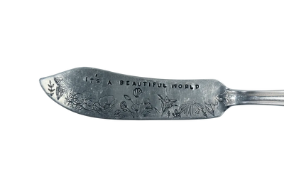 Vintage Stamped Butter Knife