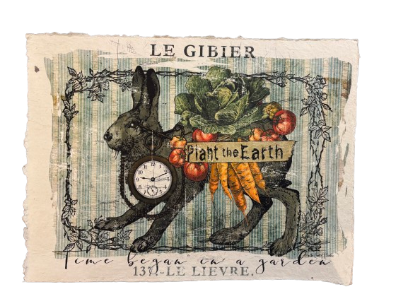 12x16 Artisan Paper Print, plant the earth