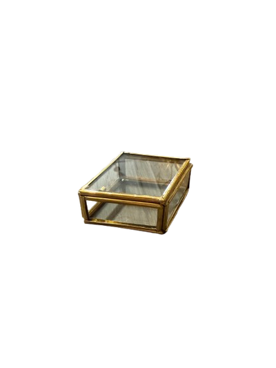 Brass Trinket Box, diamond
