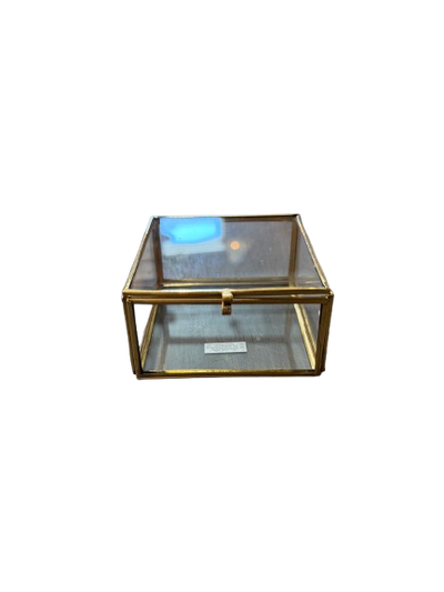 Brass Trinket Box, square