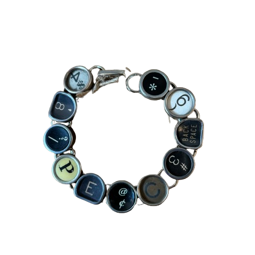 Typewriter Bracelet