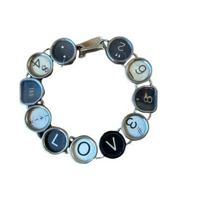 Typewriter Bracelet
