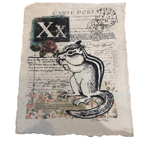 "X" Artisan Alphabet Print