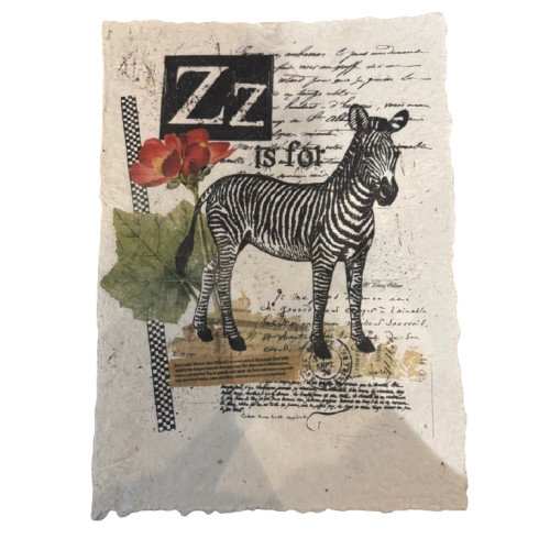 "Z" Artisan Alphabet Print