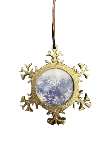 Framed Snowflake Ornament