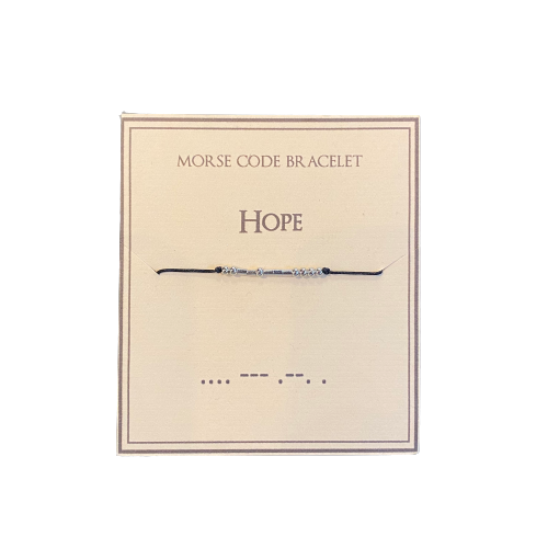 Morse Code Bracelet, Hope