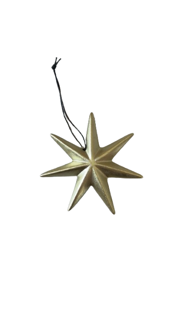 Gold Star Ornament