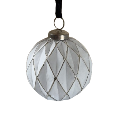 White/Silver Ornament