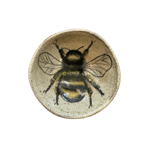 Stoneware Dish, bee