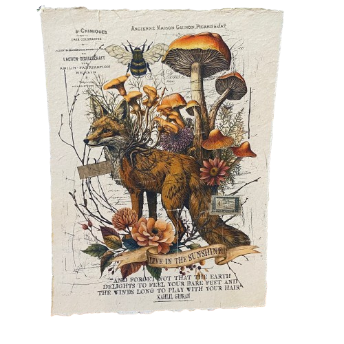 12x16 Artisan Paper Print, live in the sunshine