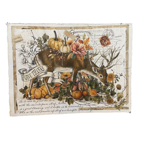 12x16 Artisan Paper Print, give thanks