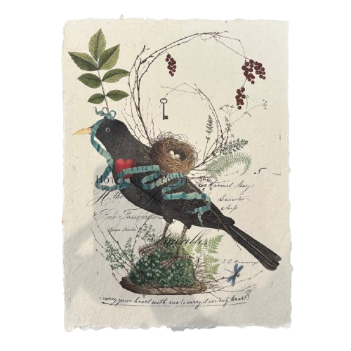 12x16 Artisan Paper Print, i carry your heart