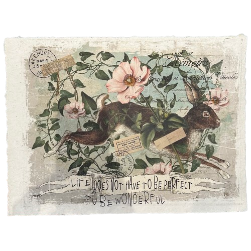 12x16 Artisan Paper Print, life does not have to be perfect