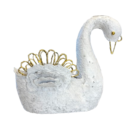 Paper Mache Swan