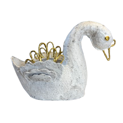 Paper Mache Swan