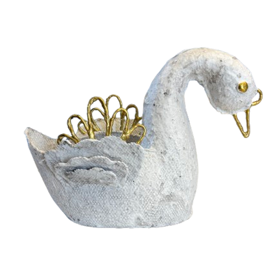 Paper Mache Swan
