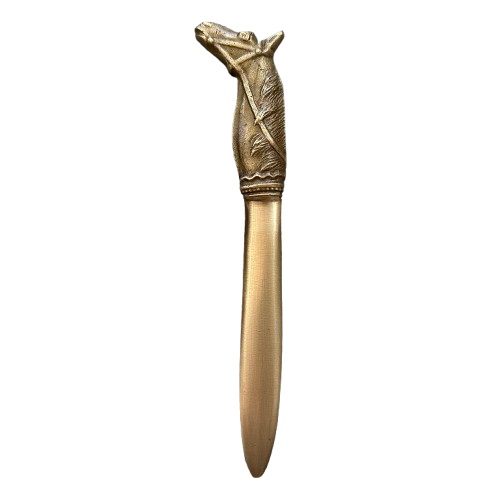 Horse Letter Opener, antiqued brass