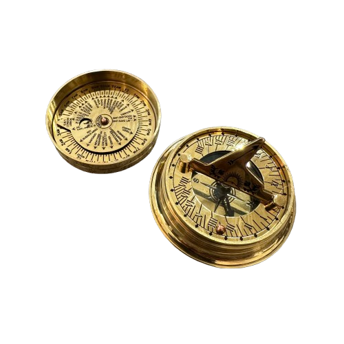 Brass Sundial Compass