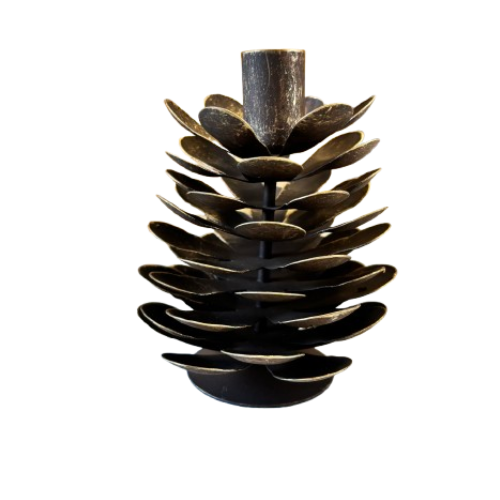 Pinecone Candle Holder