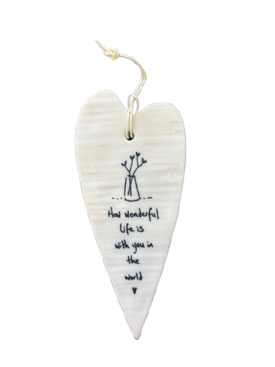 Hanging Heart Tag