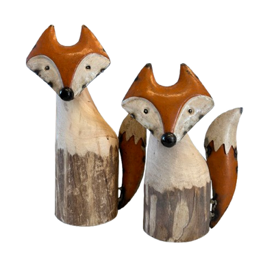 Wood and Metal Fox