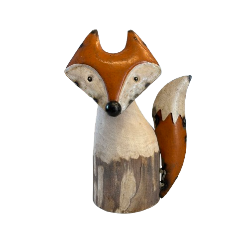 Wood and Metal Fox